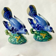 Pair of Blue Bird Figurines - Set of 2 - Stangl Style - $525.58 MXN