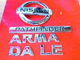 2004-2015 Nissan Armada Le Pathfinder Rear Emblem Badge Symbol Logo Oem - $26.99