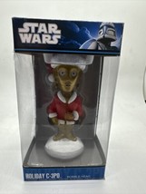 NEW in BOX FUNKO Holiday Santa C-3PO Bobble-Head 2010 Box DAMAGE - $12.86