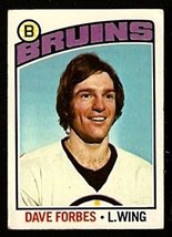 Boston Bruins Dave Forbes 1976 Topps Hockey Card # 246 Vg - £0.39 GBP