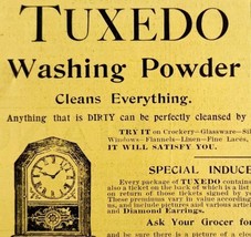 Tuxedo Washing Powder 1894 Advertisement Victorian Massachusetts 1 ADBN1k - £11.80 GBP