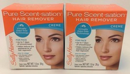 Sally Hansen Pure Scent-Sation Hair Remover Cream For Face 1.0 Oz *Twin Pack* - £10.11 GBP