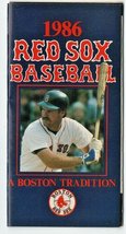 Boston Red Sox 1986 Pocket Schedule Wade Boggs World Series Year - £1.38 GBP