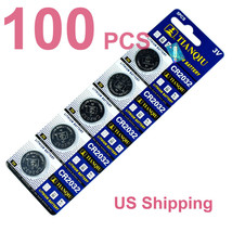 100 PCS CR2032 Lithium Battery 3V Button Cell for Digital Scales remote controls - £22.02 GBP