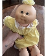 Cabbage Patch Kids Doll 1985 Preemie 14” Pacifier Mouth Yellow Outfit Br... - $32.42 CAD
