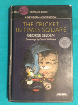 The Cricket In Times Square By George Selden - Hardcover - 1970 - Rare / Vintage - £39.05 GBP