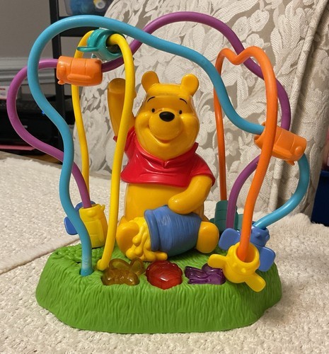 Mattel Disney Winnie the Pooh BEAD MAZE TOY - Lights &amp; Sounds, WORKS!!! - $17.82