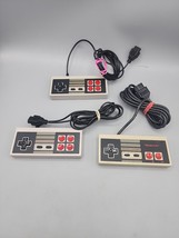 Nintendo NES-004 Corded Controller for Nintendo NES &amp; 2 Generic Lot of 3... - $10.38