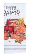 KAY DEE DESIGNS H6546 Fall-&quot;Happy Harvest&quot;~Dual Purpose Terry Towel~16&quot;x26″ - £7.70 GBP