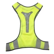 LED Safe for Cycling Reflective High Visibility Motorcycle Jacket Vest Night Shi - £88.20 GBP