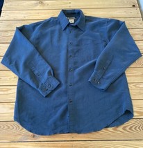 Columbia XCO Men’s Long Sleeve ButtonSleeve Button Up Shirt Size M Blue L1 - £16.98 GBP