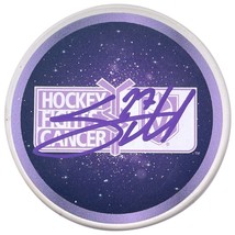 Shea Theodore Autographed Vegas Golden Knights Hockey Fights Cancer Puck IGM COA - £99.55 GBP