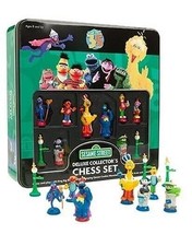 Sesame Street - Collector&#39;s Edition Deluxe CHESS SET Game Non-Mint SALE - $79.15