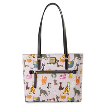 Disney Dooney &amp; and Bourke Cats Tote Bag Purse Shopper Marie Vault Pink B NWT - £191.25 GBP