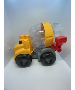 Mega Bloks CAT Cement Spinning Truck Cement Mixer Fisher Price - $21.05 CAD