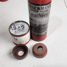 (2-Pk) Stockman Cup Leather 1 11/16&quot; x 5/8&quot; 44/711 - £11.62 GBP