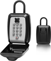 WJYMRO Key Lock Box, Large Capacity Key Storage Box with Hanging Ring, 9-Digit K - £35.69 GBP
