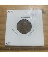 1941 Lincoln Bronze Wheat Penny Average Circulated Condion - $4.95