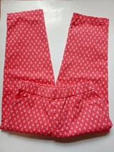 Lands End Cropped Capri Pants womens Size 2 Petite Pink Floral Cotton Stretch - £17.22 GBP