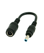 DC Power 4.5 x 3.0mm Male to 7.4x 5.0mm Female Jack Adapter Cable For HP... - $6.72
