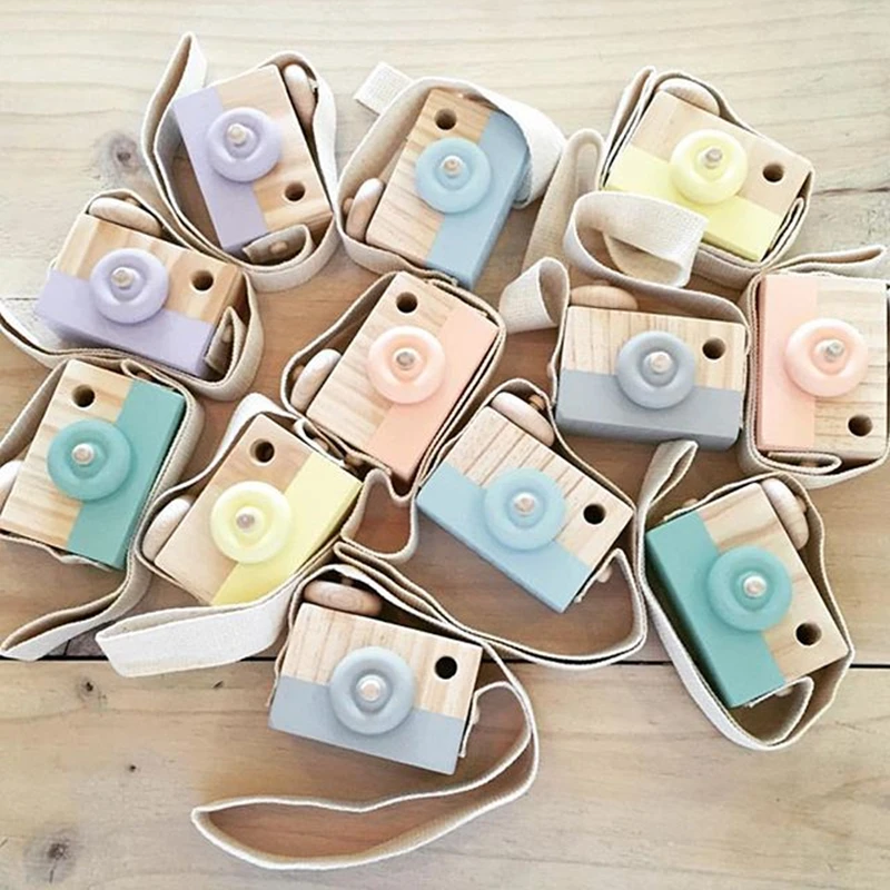 Wooden Camera Baby Kids Hanging Camera Photography Prop Decoration Children - £12.42 GBP