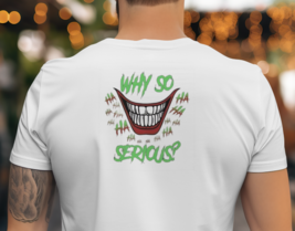 Joker &quot;Why So Serious? Grinning Face T-Shirt&quot; - £15.25 GBP+