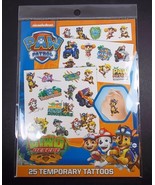 Paw Patrol Dino Rescue 25 temporary tattoos pack Made USA - $94.08 MXN