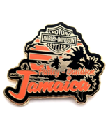 Harley-Davidson Jamaica Pin Bar Shield Palm Trees Tropical Travel Collec... - $20.49 CAD