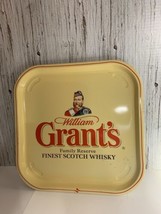 William Grant&#39;s Scotch Whiskey Family Reserve Metal Serving Tray Yellow ... - £56.81 GBP
