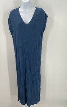 Zara Women&#39;s Dress Basic Collection Lounge Kaftan 2 Dresses Blue Black M... - £27.18 GBP