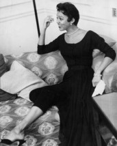 Dorothy Dandridge relaxes on sofa in black dress rare 24x30 inch poster - £23.58 GBP