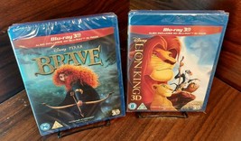 Disney&#39;s Brave + Lion King 1994 (3D+Blu-ray,REGION FREE)-NEW-Free Shipping! - £30.36 GBP