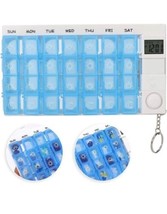 Electronic Pill Timer Reminder Dispenser 7 Day Pill Case, Electronic Pil... - $18.65