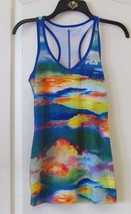 Fila Sport Racerback MOISAIC SKY  Active Tank Women&#39;s Sz XS- XL NWT MSRP$25 - $300.87 MXN
