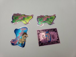 4 Vintage 90s Stickers Pink Panther Cartoon Prism Vending Machine Stickers 1998 - £12.82 GBP
