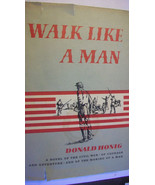 WALK LIKE A MAN by DONALD HONIG 1961 BOOK CLUB EDITION - £11.34 GBP