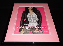 Cougar Town 2009 Premiere Framed 11x14 ORIGINAL Advertisement Courteney Cox - $34.64