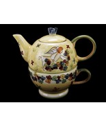 Stackable Cup and Teapot Set, Yellow, Mesa International, Flying Angel w... - $19.55
