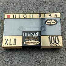 MAXELL XL II 100 Minute Audio Cassette Tape New Sealed Type II High CrO2 Japan - £5.34 GBP