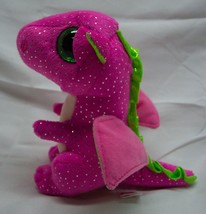 TY Beanie Boos BIG EYED DARLA THE PINK SPARKLE DRAGON 5&quot; Plush STUFFED A... - £11.67 GBP