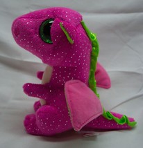 TY Beanie Boos BIG EYED DARLA THE PINK SPARKLE DRAGON 5&quot; Plush STUFFED A... - $14.85