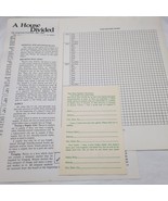 *Rules/Turn Chart Only* A House Divided The American Civil War 1861-1865 - €10,08 EUR