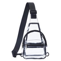 Clear Mini Sling Bag, Stadium Approved Clear Purse Fanny Packs, Cute Che... - £15.67 GBP