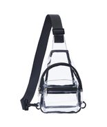 Clear Mini Sling Bag, Stadium Approved Clear Purse Fanny Packs, Cute Che... - £15.92 GBP