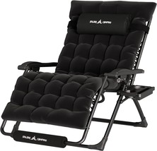 Udpatio Oversized Zero Gravity Chair 33-Inch Xxl Patio, Support 500 Lbs. - £123.21 GBP
