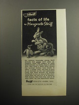 1957 Steiff Toys Advertisement - Penguin, Kangaroo and Monkey - Facts of life - £14.78 GBP