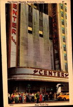 Vintage Postcard Posted 1949 The Center Theatre Rockefeller Center N.Y.C. bk55 - £3.32 GBP