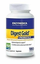 NEW Enzymedca Digest Gold + PROBIOTICS Digestive Aid for Maximum Relief 180 Caps - £62.62 GBP