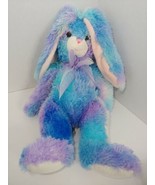 Aurora World Plush blue purple white tie dye bunny rabbit floppy long legs - £14.00 GBP