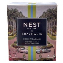 NEST New York Gray Malin Coconut &amp; Palm Candle 7 oz Limited Edition Box New - $56.99